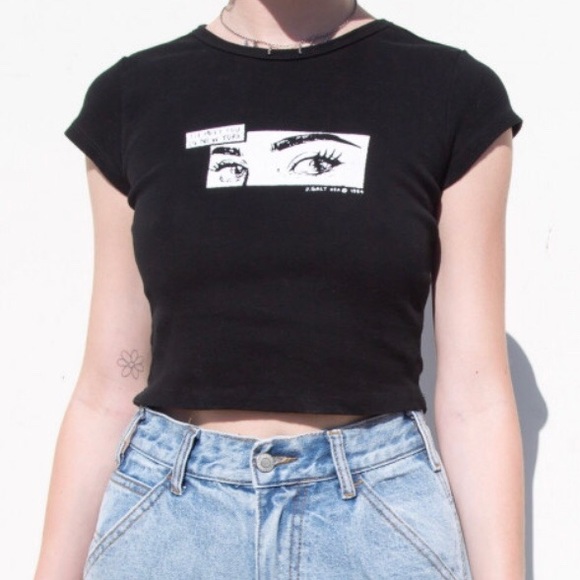 Brandy Melville Tops Brandy Melville Black Crop Ashlyn Top Poshmark Brandy Melville Tops Brandy Melville Black Crop Ashlyn Top Poshmark